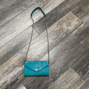 Rebecca Minkoff Turquoise Studded Crossbody Bag